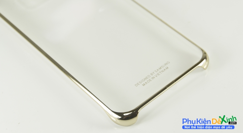 Ốp Lưng Samsung Galaxy S8 Plus Clear Cover được đính màu viền xung quanh và ốp lưng trong suốt để lộ  thân máy vô cùng sang chảnh 
